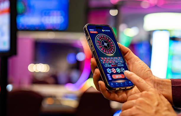 Mobile screen showing live-dealer tables and account tools